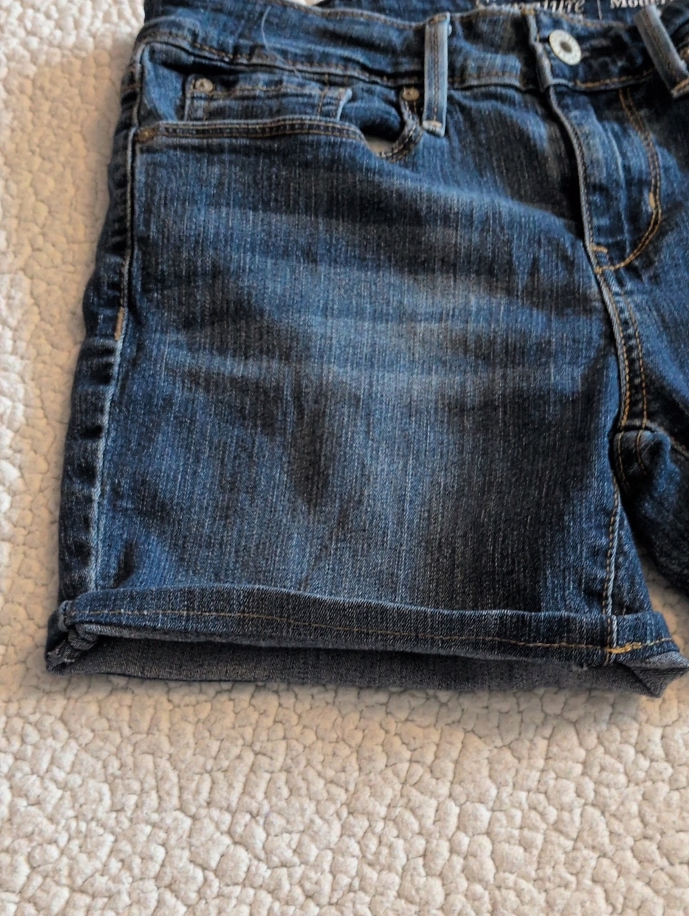 Levi's Signature Modern Stretch Acid Washed Distressed Denim Shorts Retro Summer - Picture 9 of 10